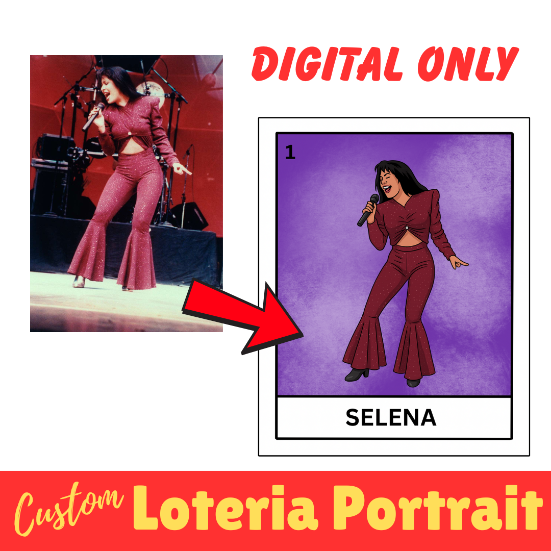 Custom Loteria Portrait From Photo