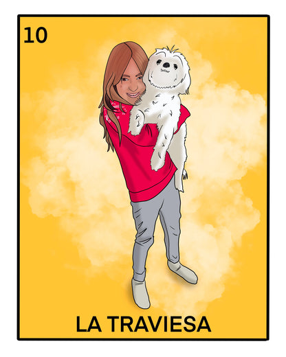 Custom Loteria Portrait From Photo